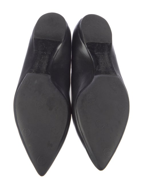 Christian Dior Leather Crystal Embellishments Flats