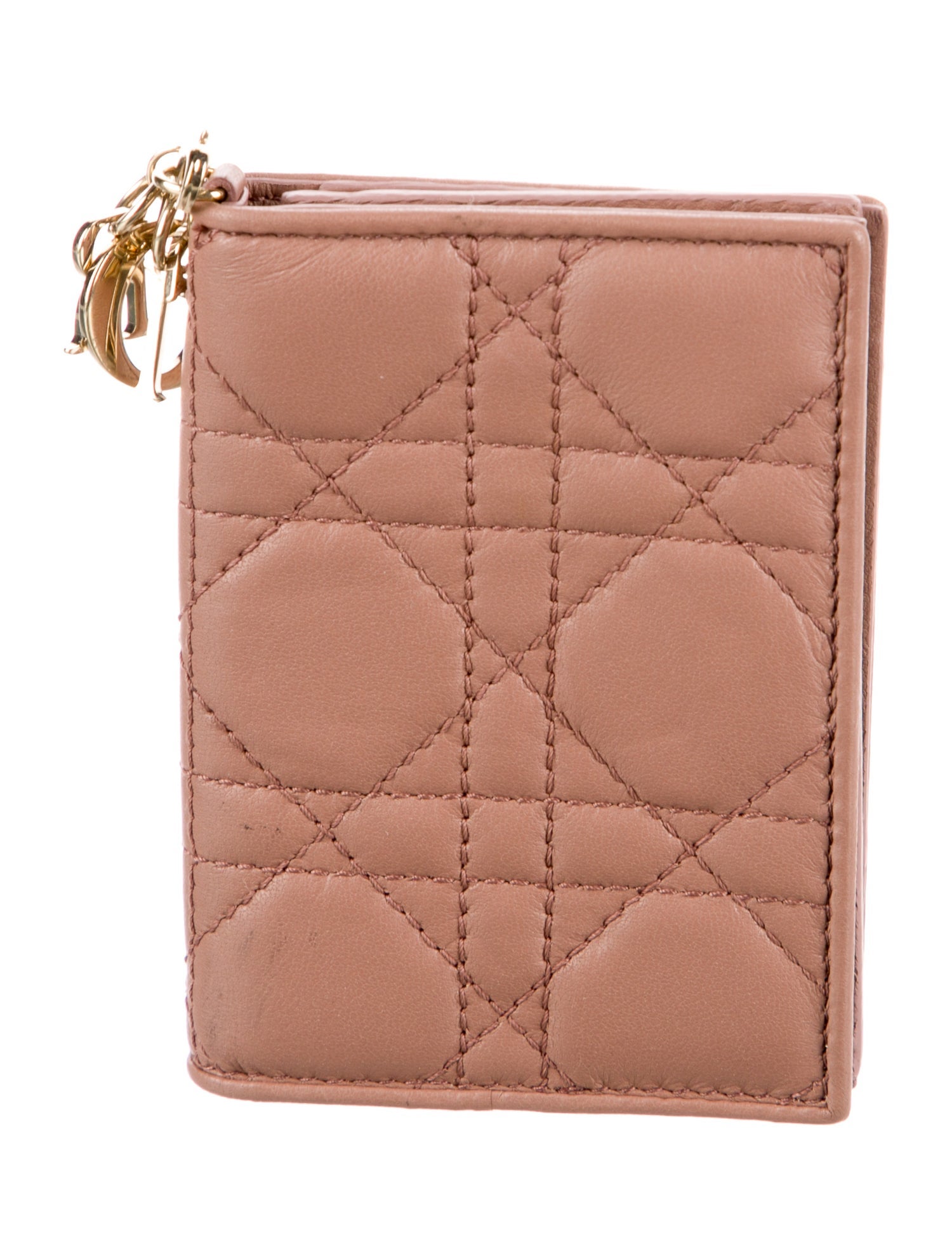 Christian Dior 2018 Lady Dior Ultramatte Wallet