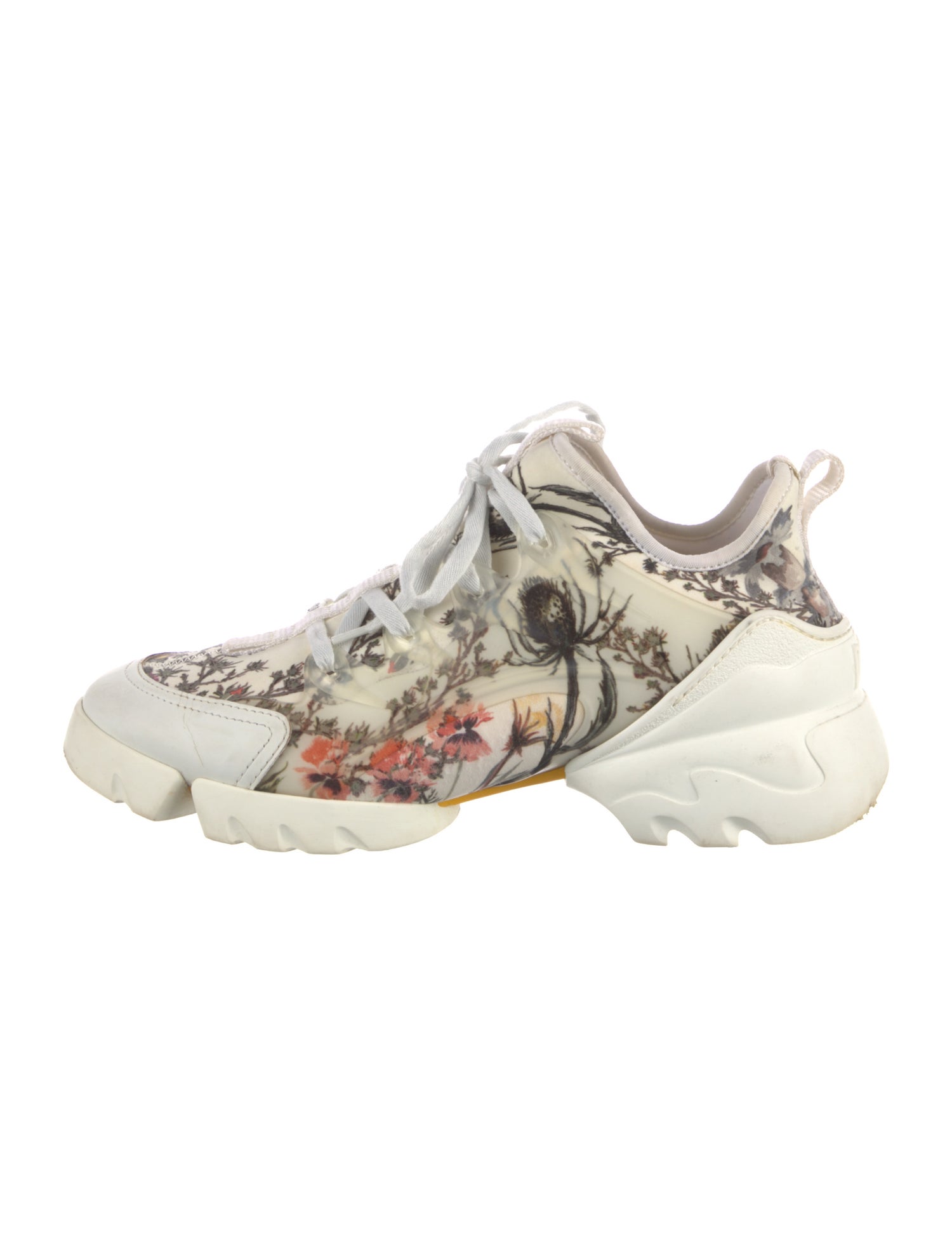 Christian Dior D-Connect Floral Chunky Sneakers
