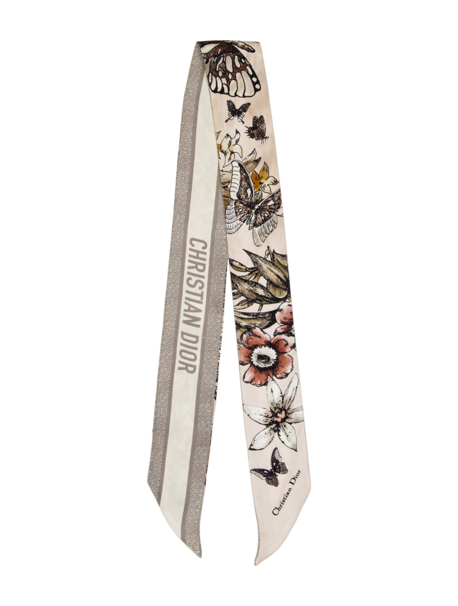 Christian Dior Silk Printed Bandeau