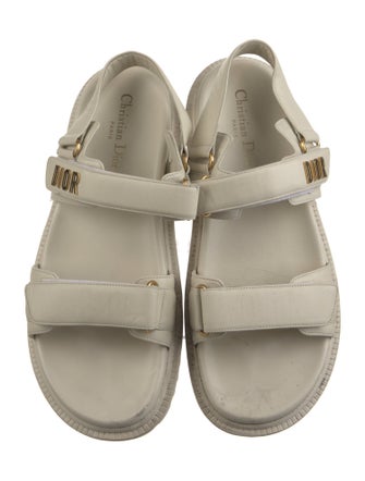 Christian Dior Leather Slingback Sandals