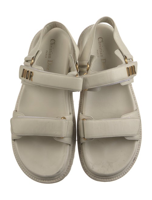 Christian Dior Leather Slingback Sandals