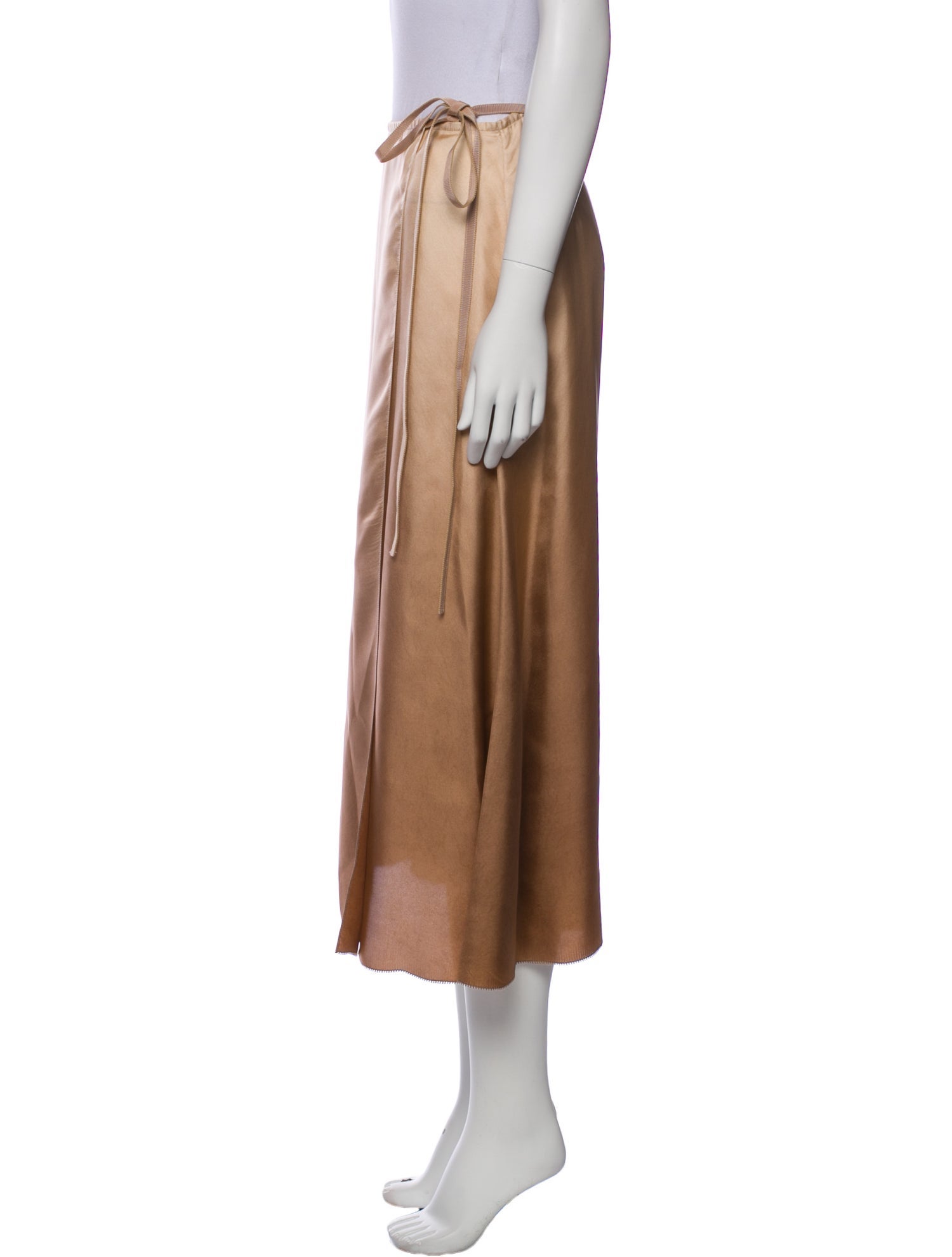 Christian Dior Silk Midi Length Skirt