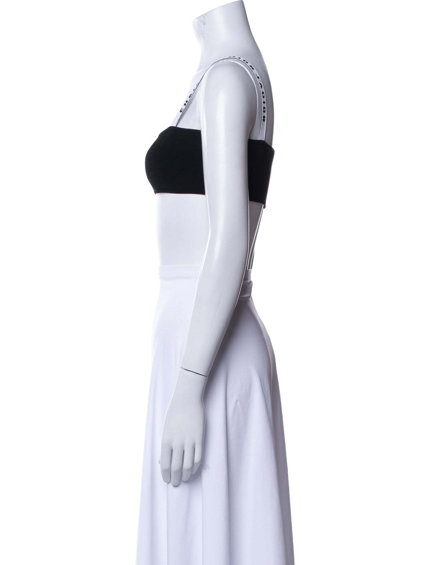 Christian Dior Square Neckline Sleeveless Crop Top