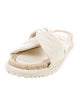 Christian Dior Cannage Pattern Leather Espadrilles