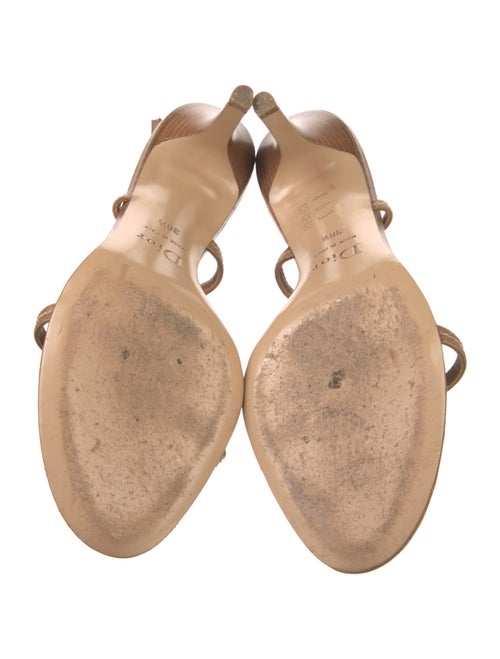 Christian Dior Leather Slingback Sandals