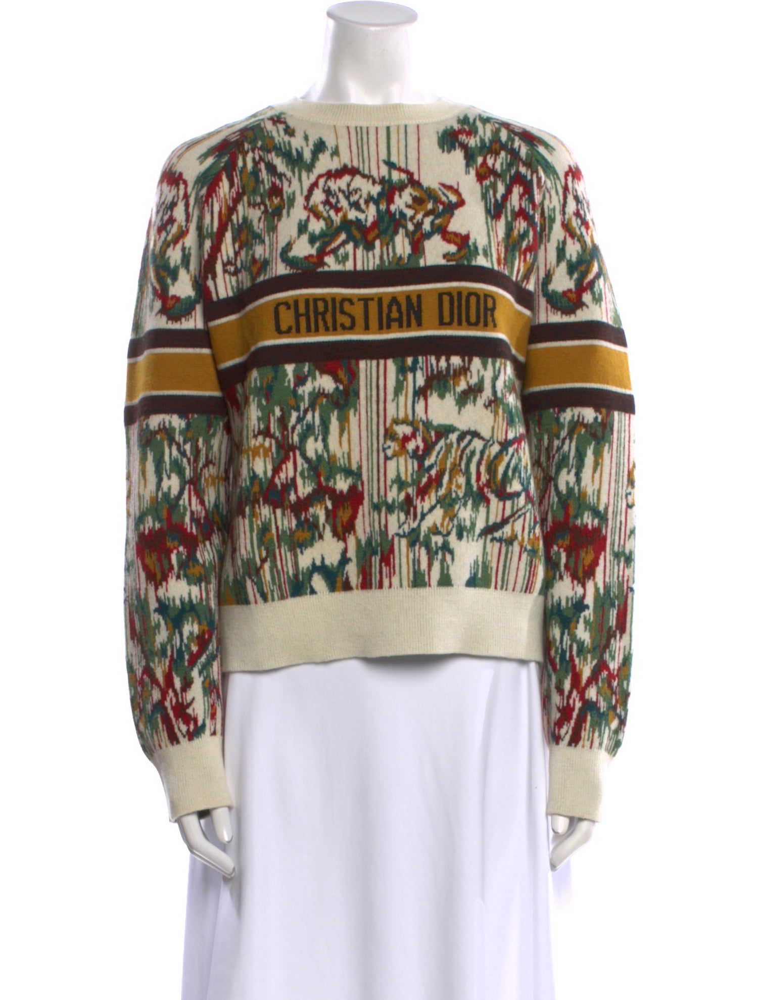 Christian Dior Cashmere Printed Sweater