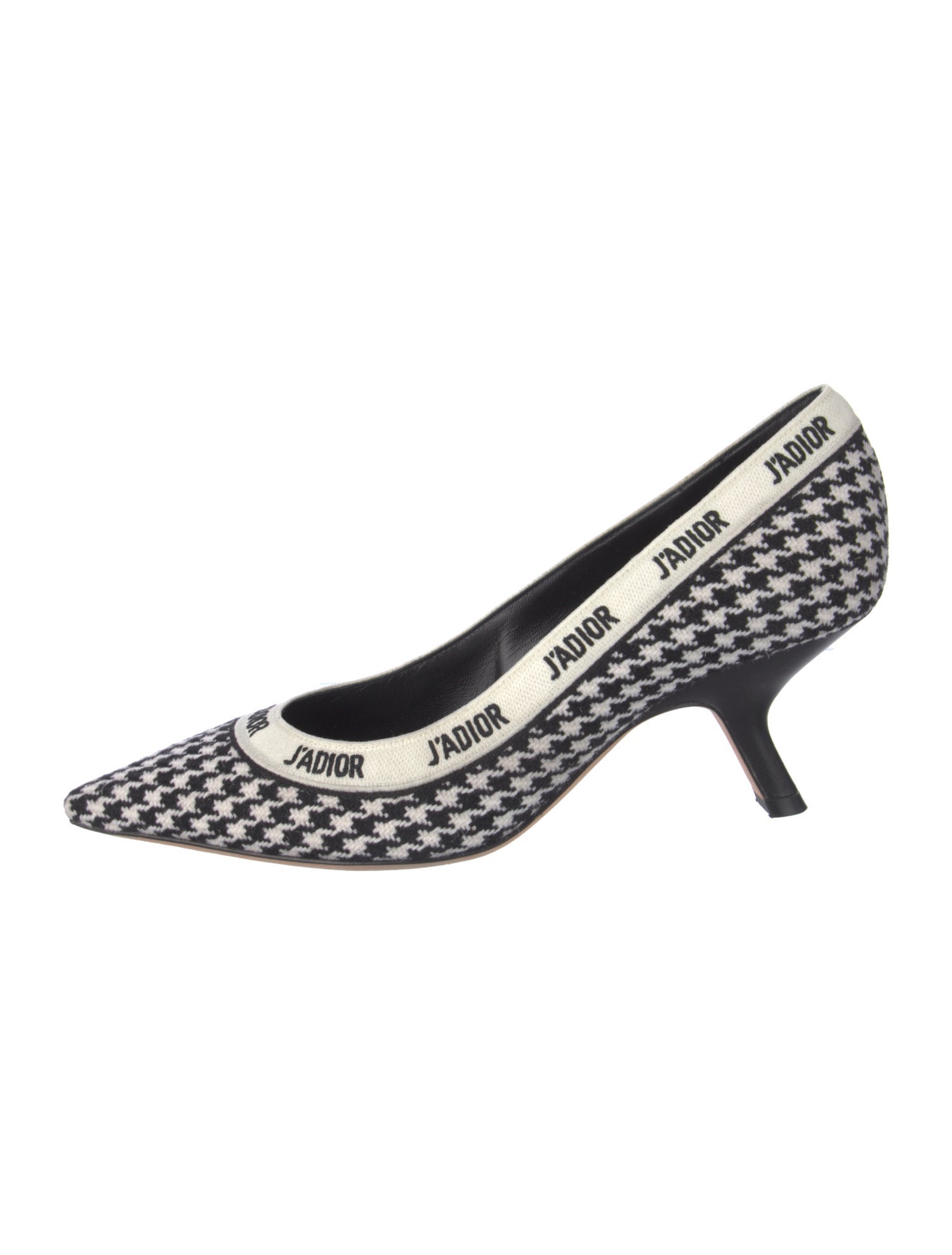 Christian Dior Printed Embroidered Accent Pumps