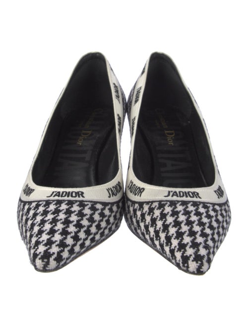 Christian Dior Printed Embroidered Accent Pumps