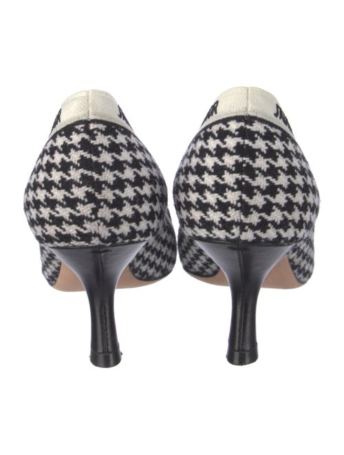 Christian Dior Printed Embroidered Accent Pumps