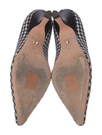 Christian Dior Printed Embroidered Accent Pumps