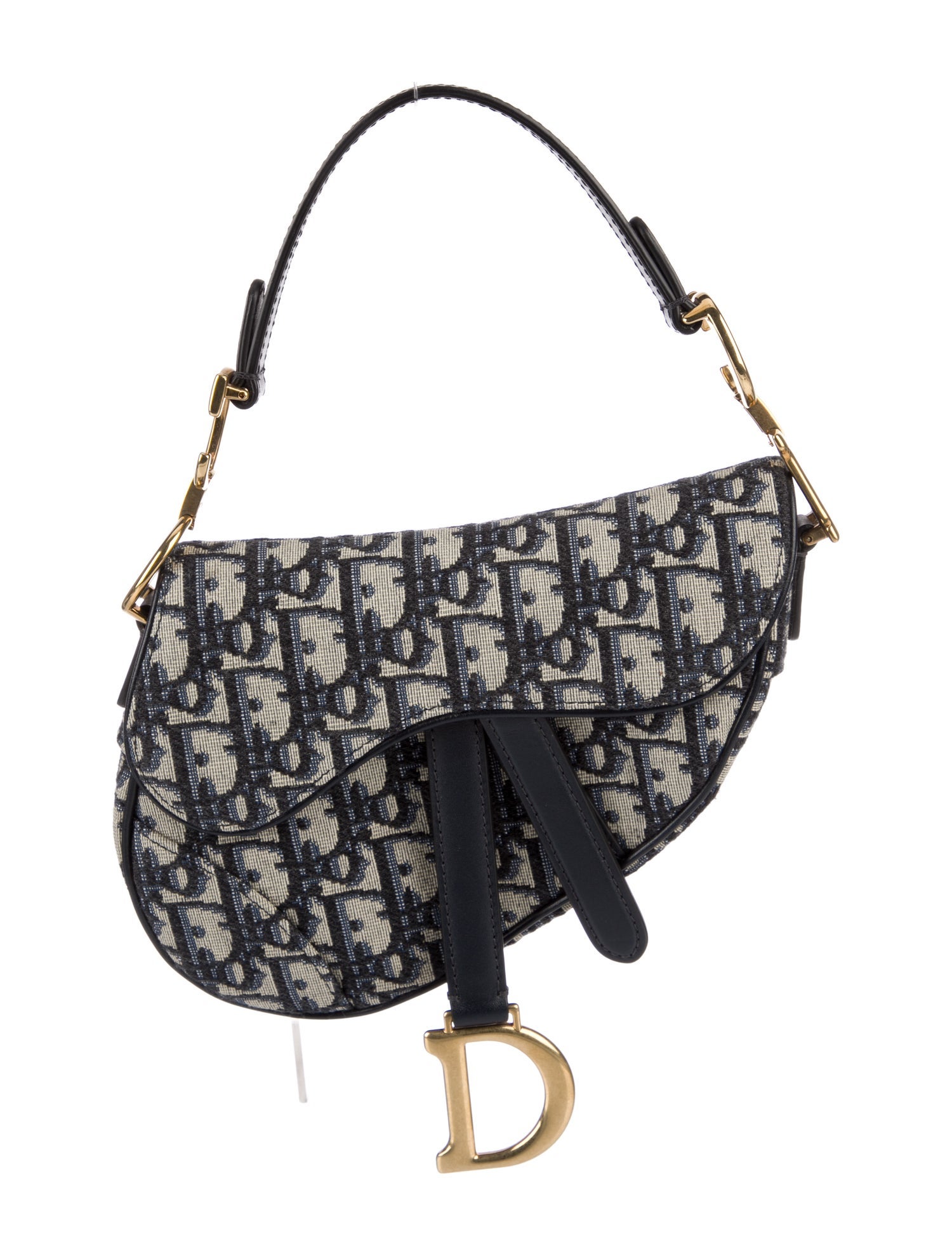 Christian Dior Oblique Jacquard Oblique Saddle Mini