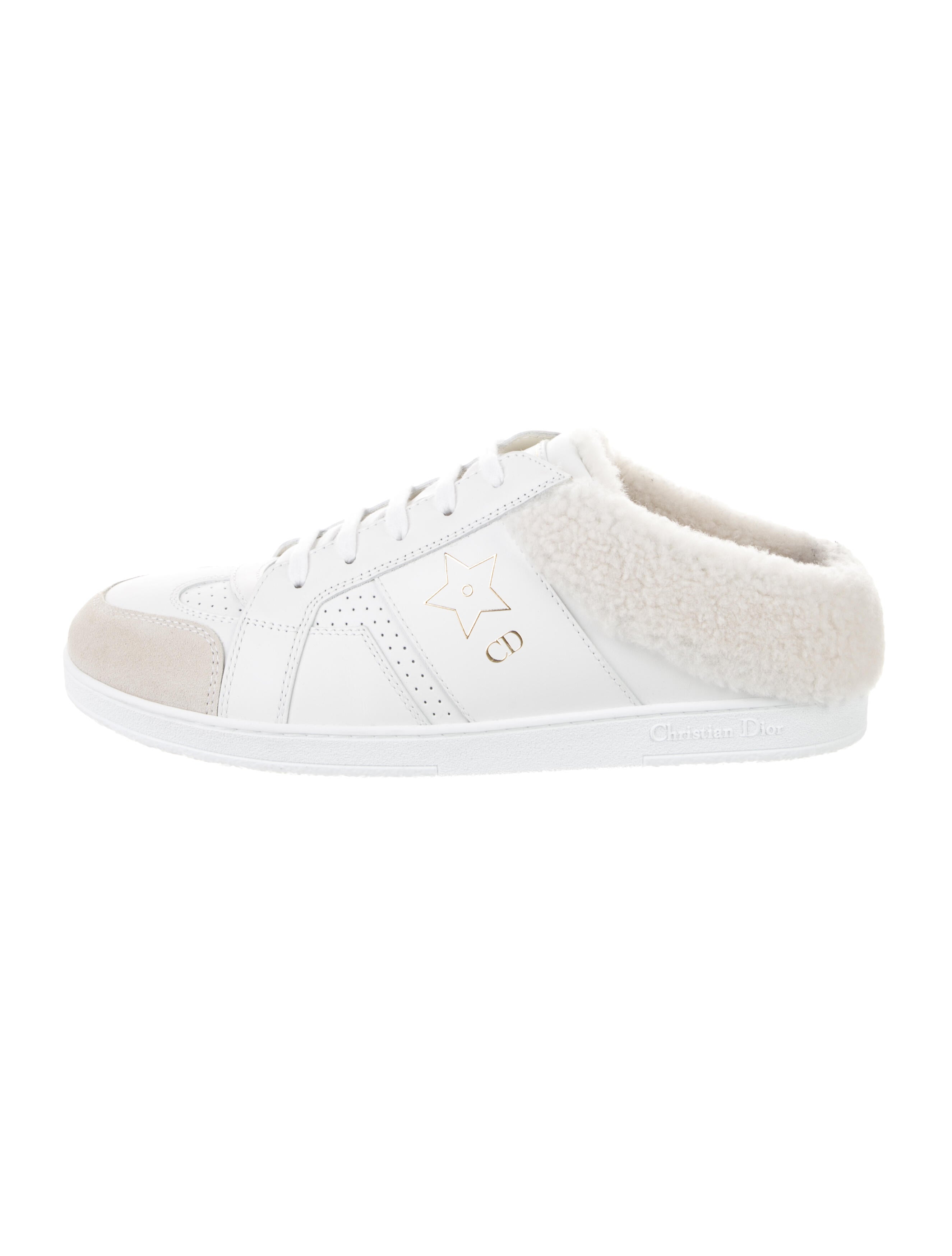Christian Dior Star Shearling Sneakers