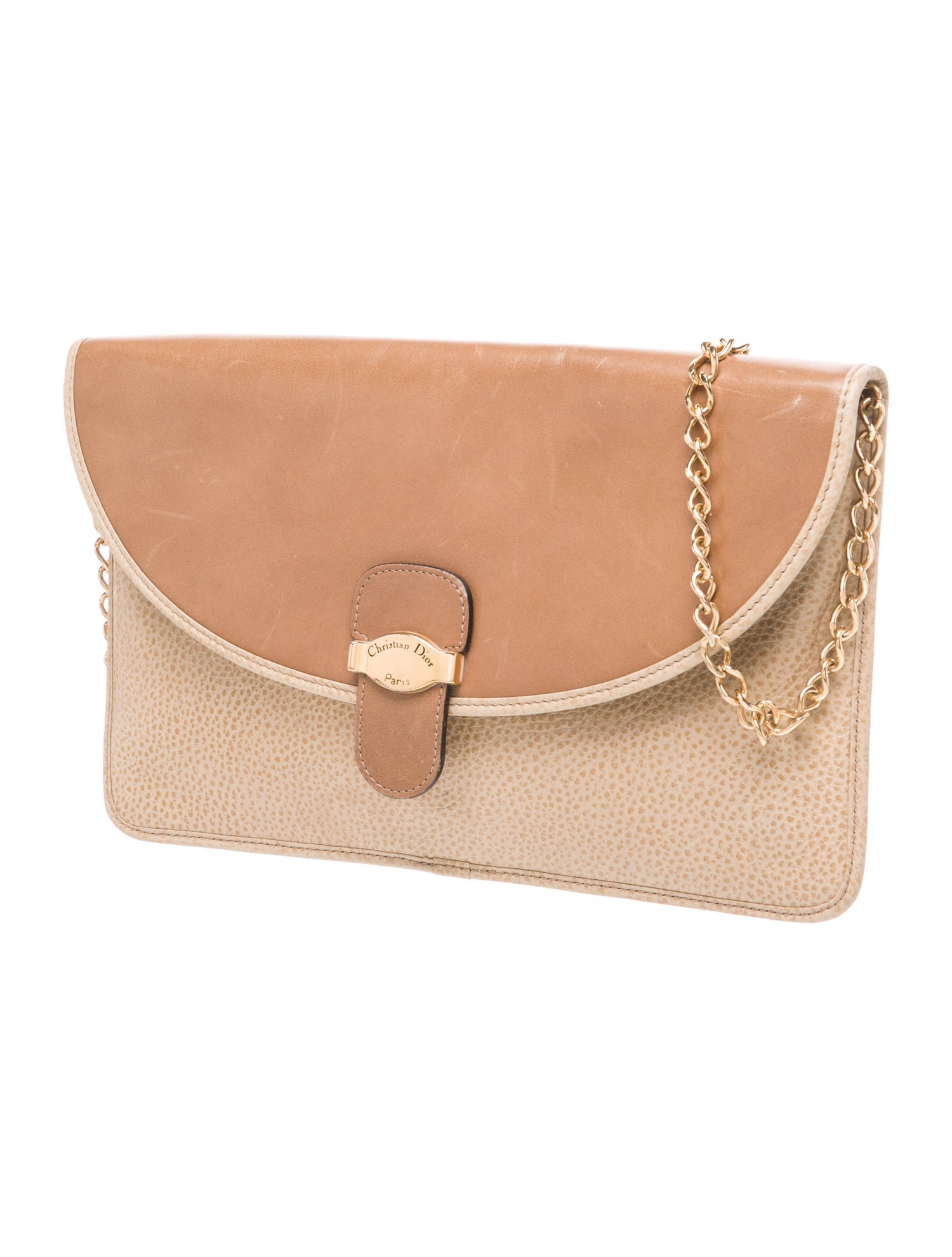 Christian Dior Leather Clutch Vintage