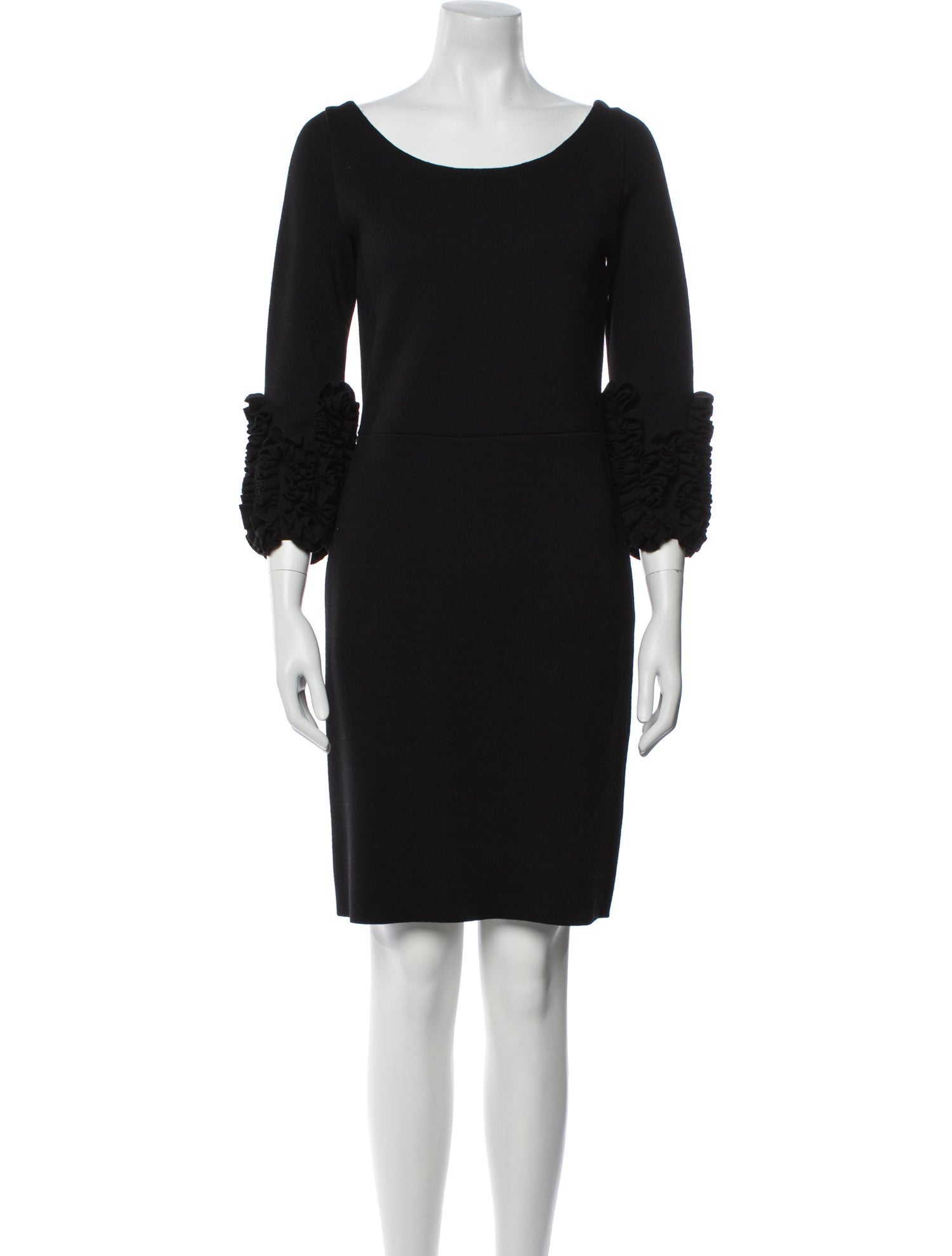 Christian Dior Wool Knee-Length Dress