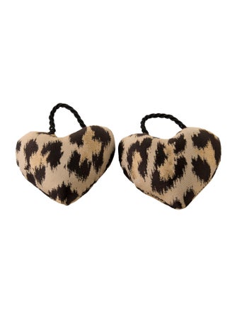 Christian Dior Animal Print Slingback Flats