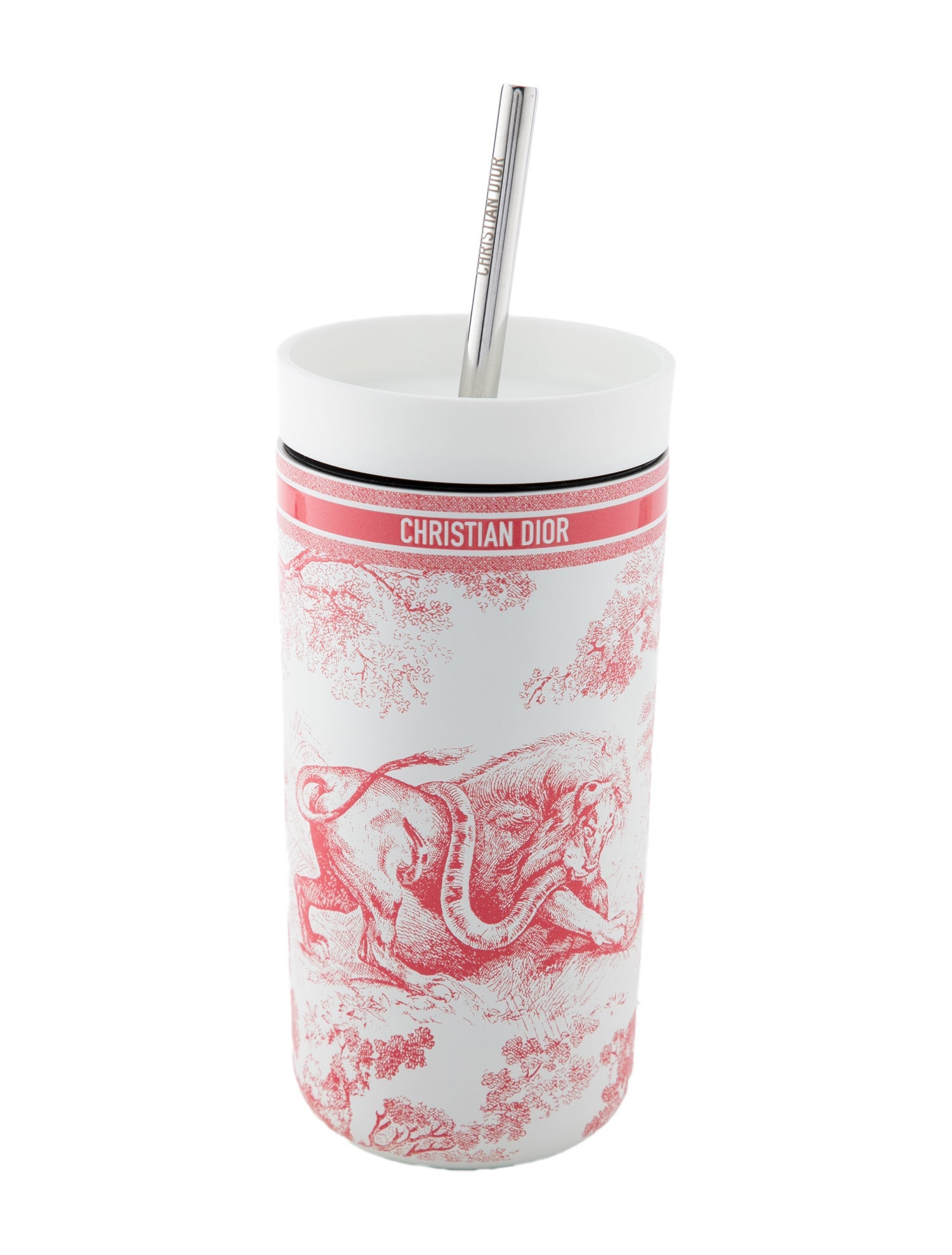 Christian Dior Toile de Jouy Travel Tumbler