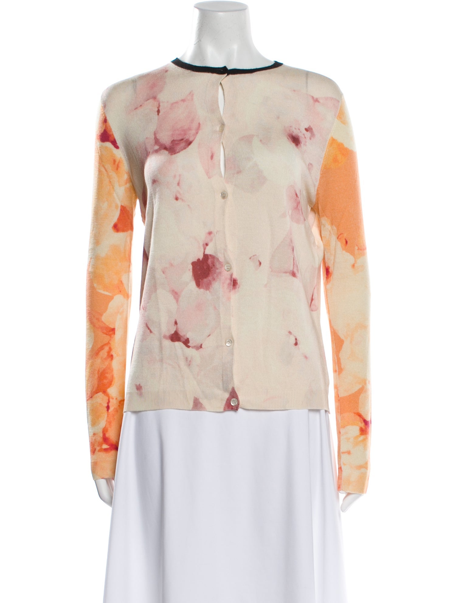 Christian Dior Cashmere Tie-Dye Print Sweater