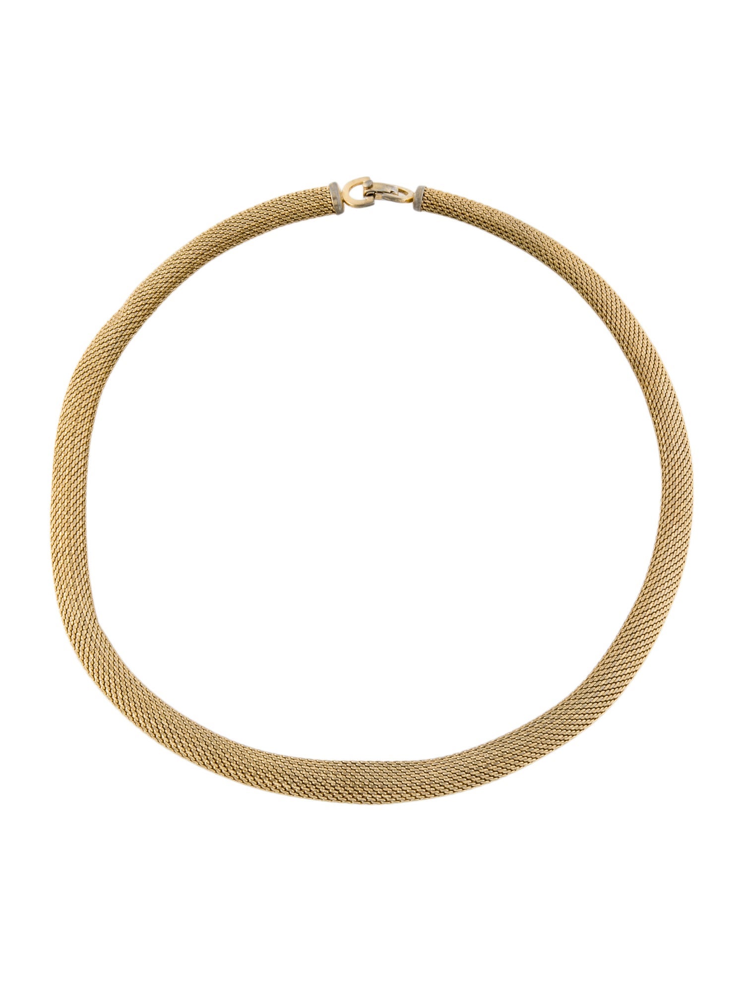 Christian Dior Vintage Mesh Collar Necklace