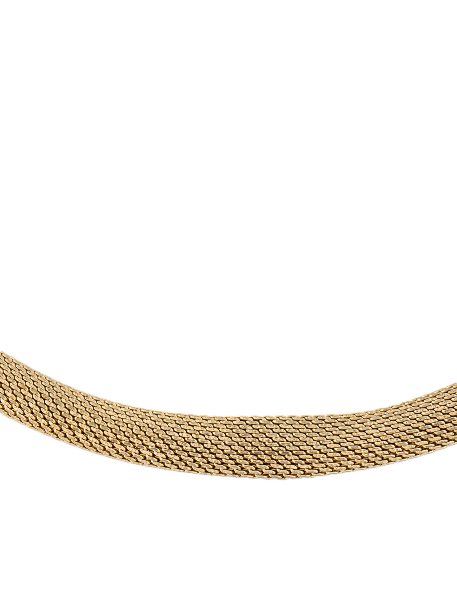 Christian Dior Vintage Mesh Collar Necklace