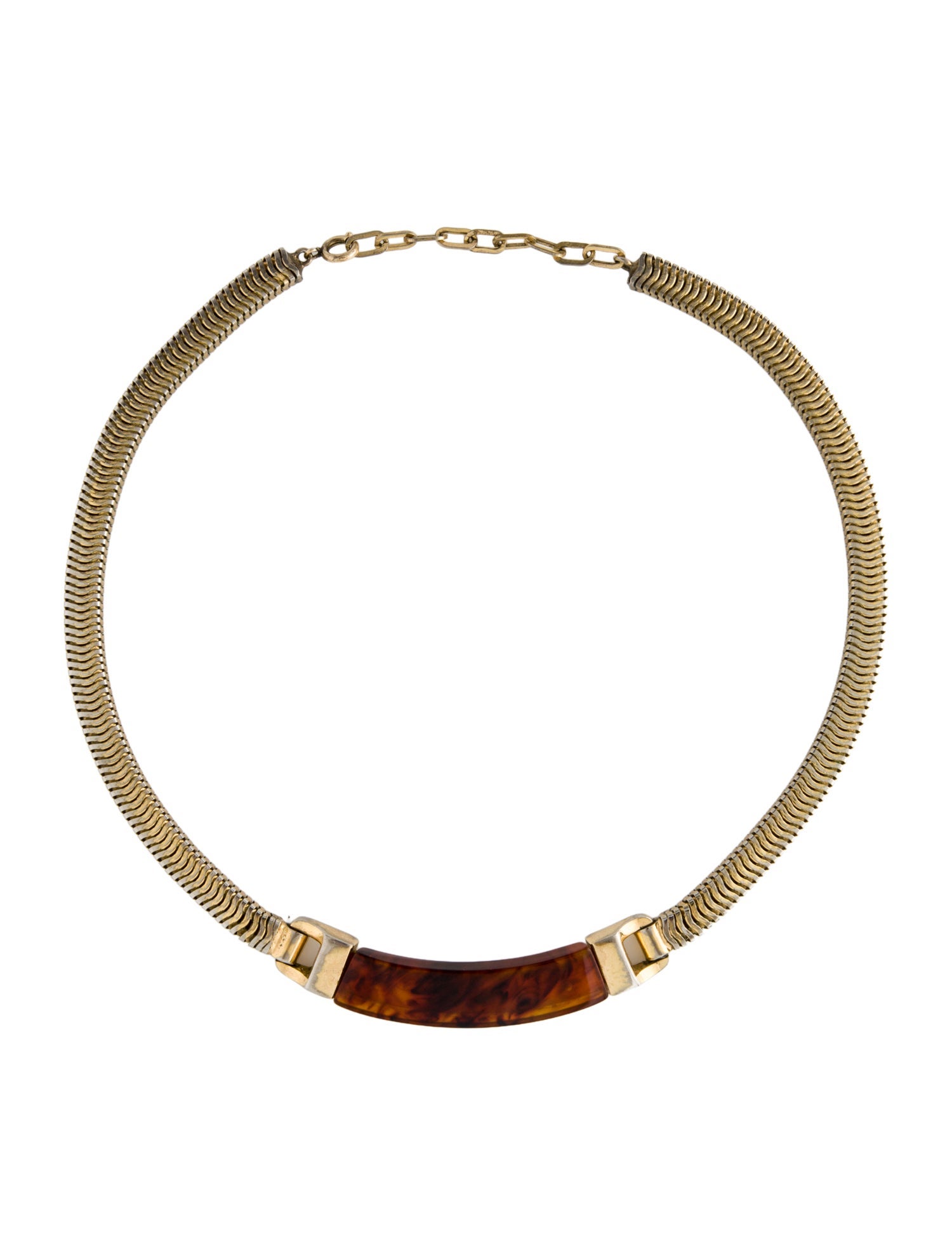 Christian Dior Vintage Resin Collar Necklace