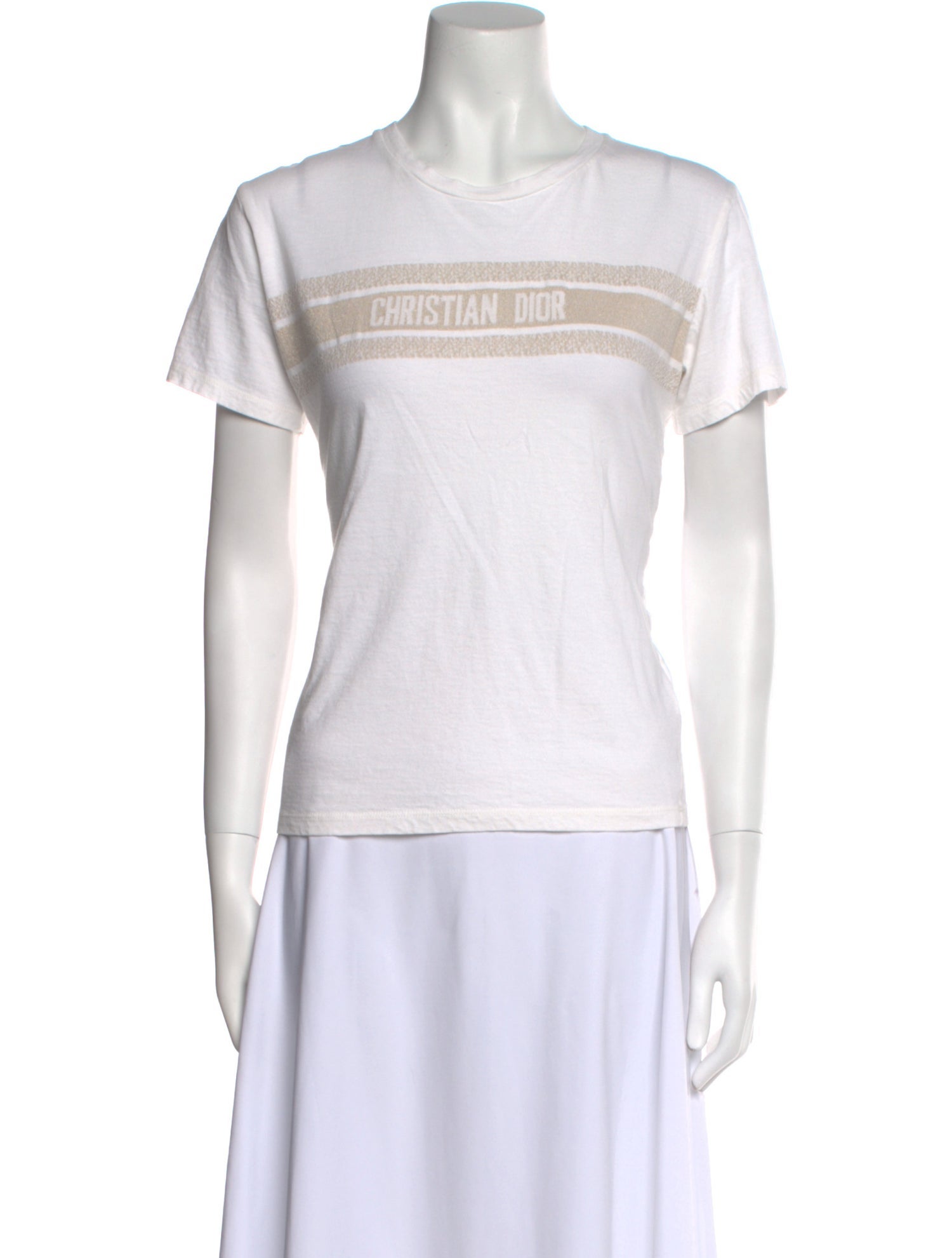 Christian Dior Graphic Print Crew Neck T-Shirt