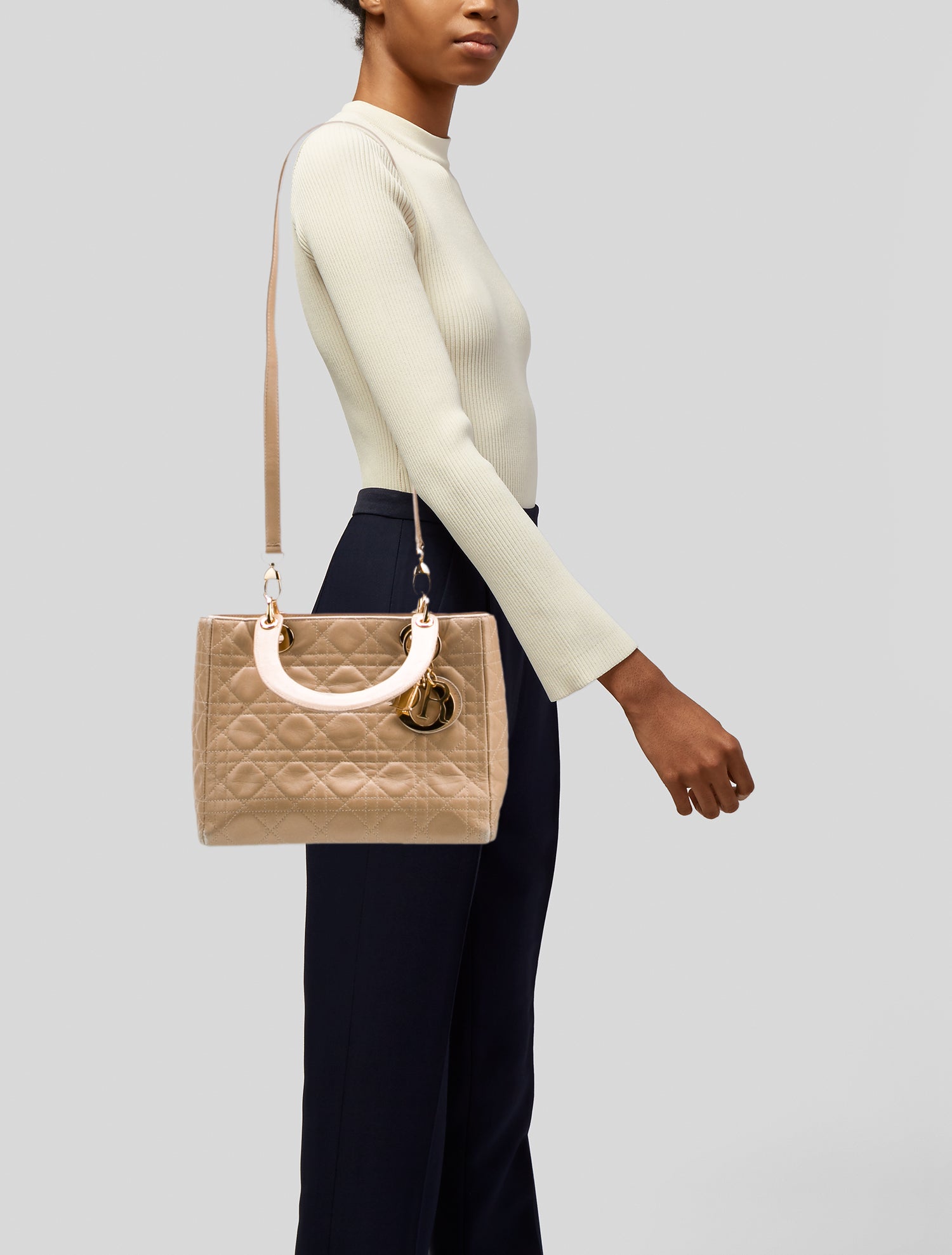 Christian Dior Cannage Lady Dior Medium