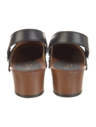 Christian Dior Oblique Jacquard Canvas Slingback Flats