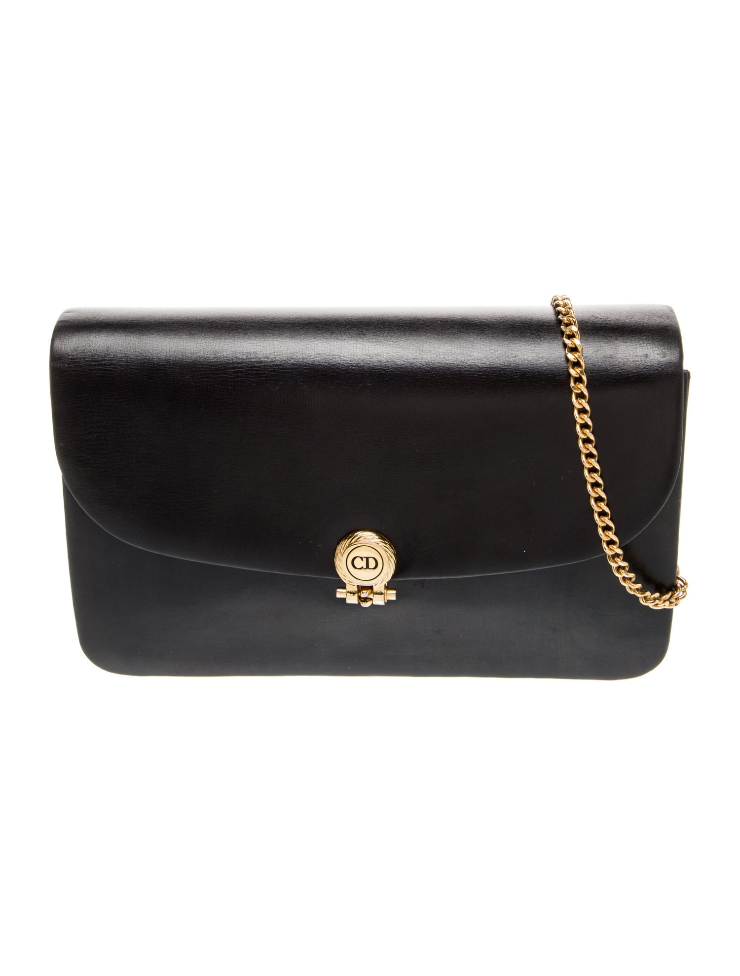 Christian Dior Leather Shoulder Bag Vintage