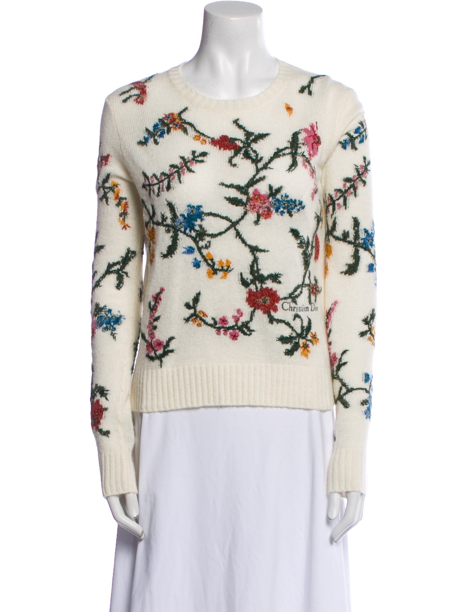 Christian Dior Cashmere Printed Sweater