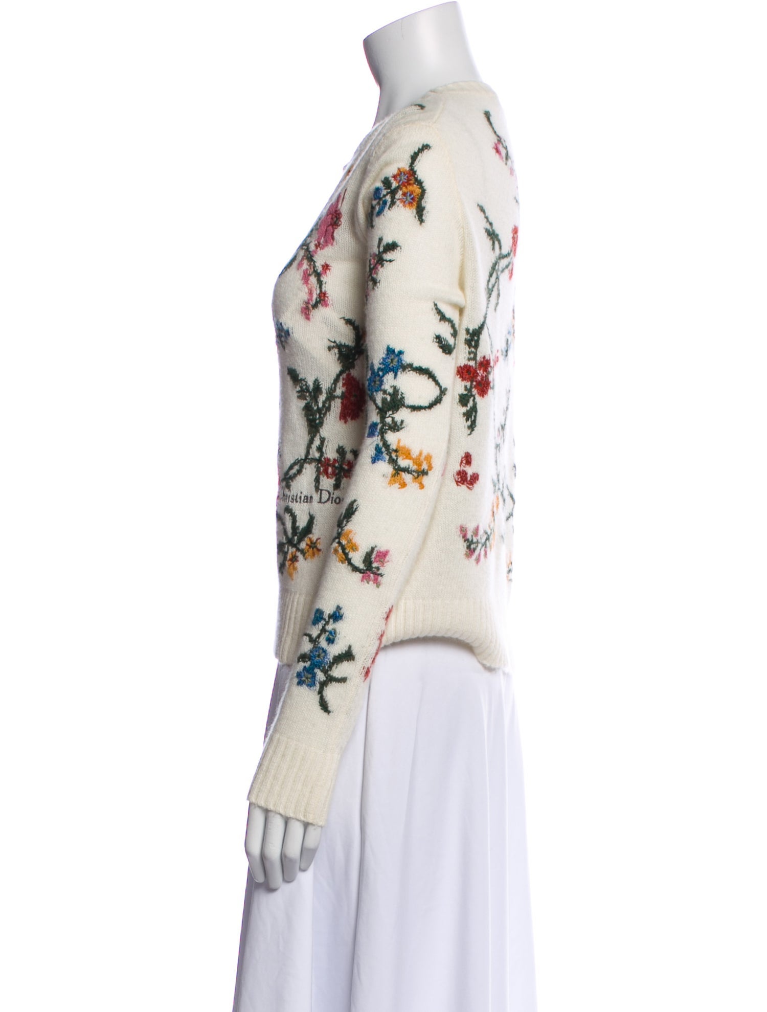 Christian Dior Cashmere Printed Sweater