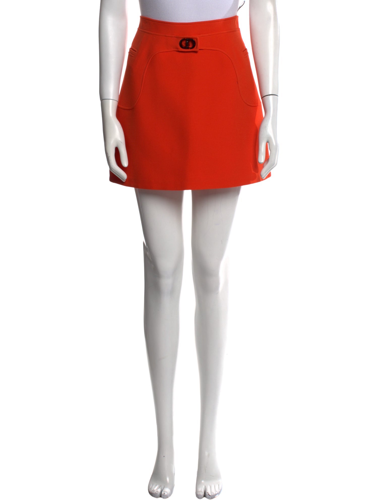 Christian Dior Wool Mini Skirt