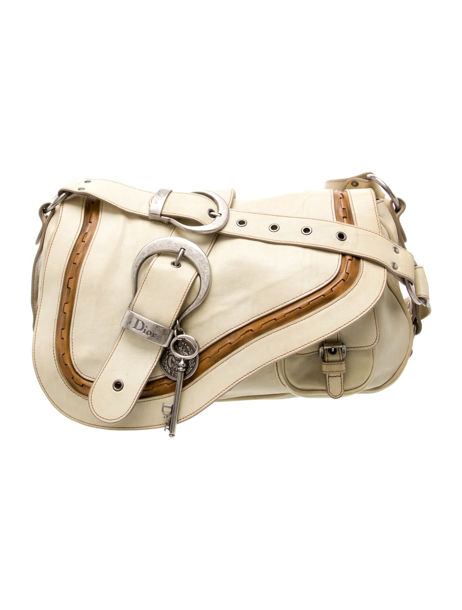 Christian Dior Leather Gaucho Saddle
