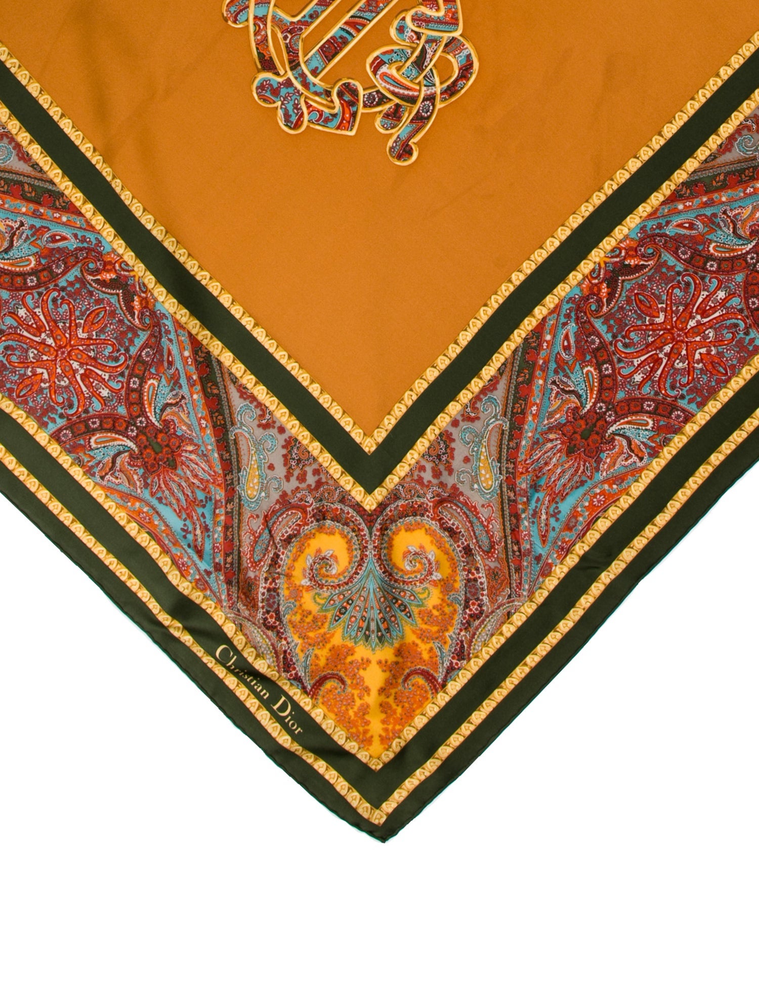 Christian Dior Silk Printed Scarf