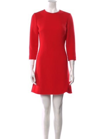 Christian Dior Dresses Virgin Wool Mini Dress S