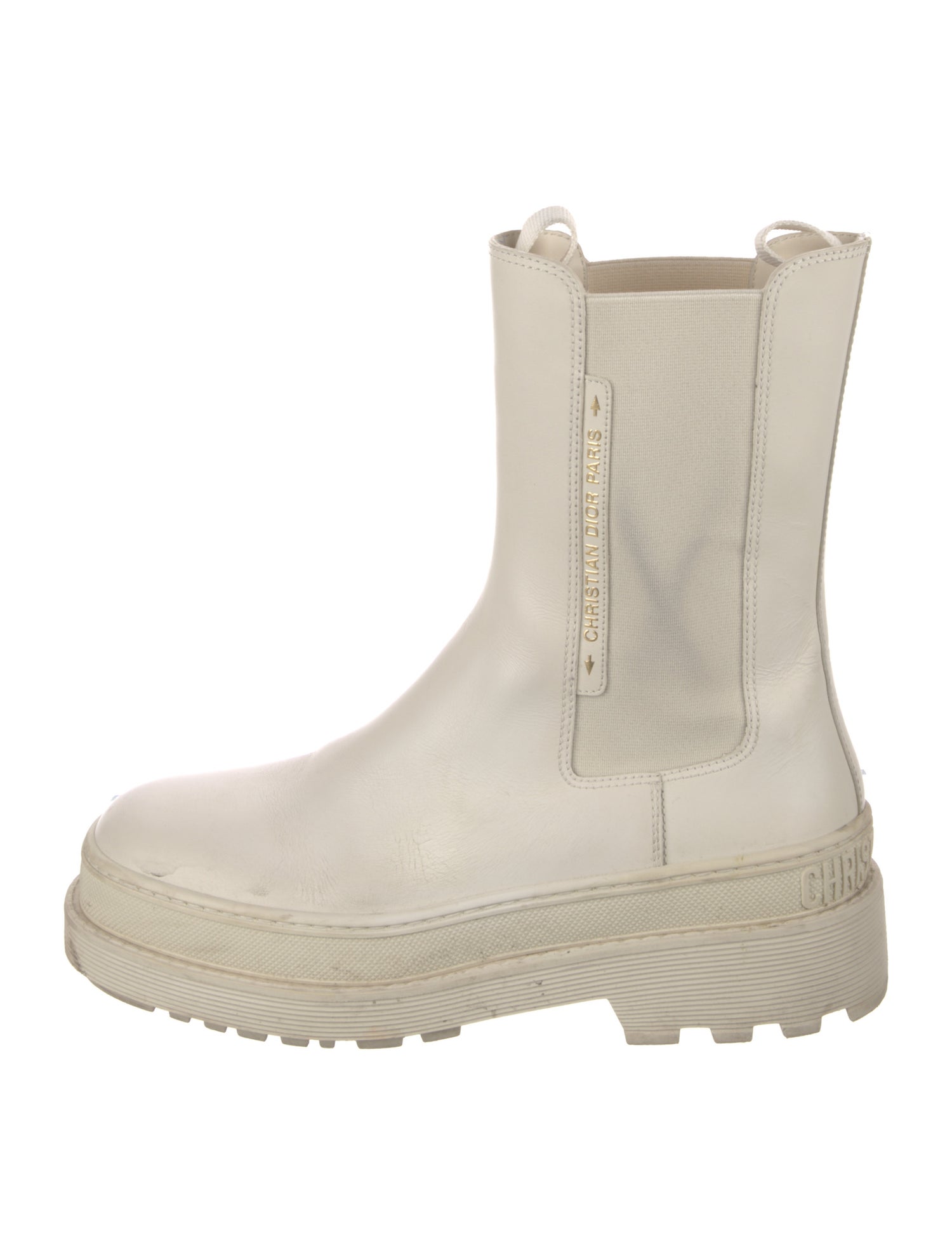 Christian Dior Leather Chelsea Boots