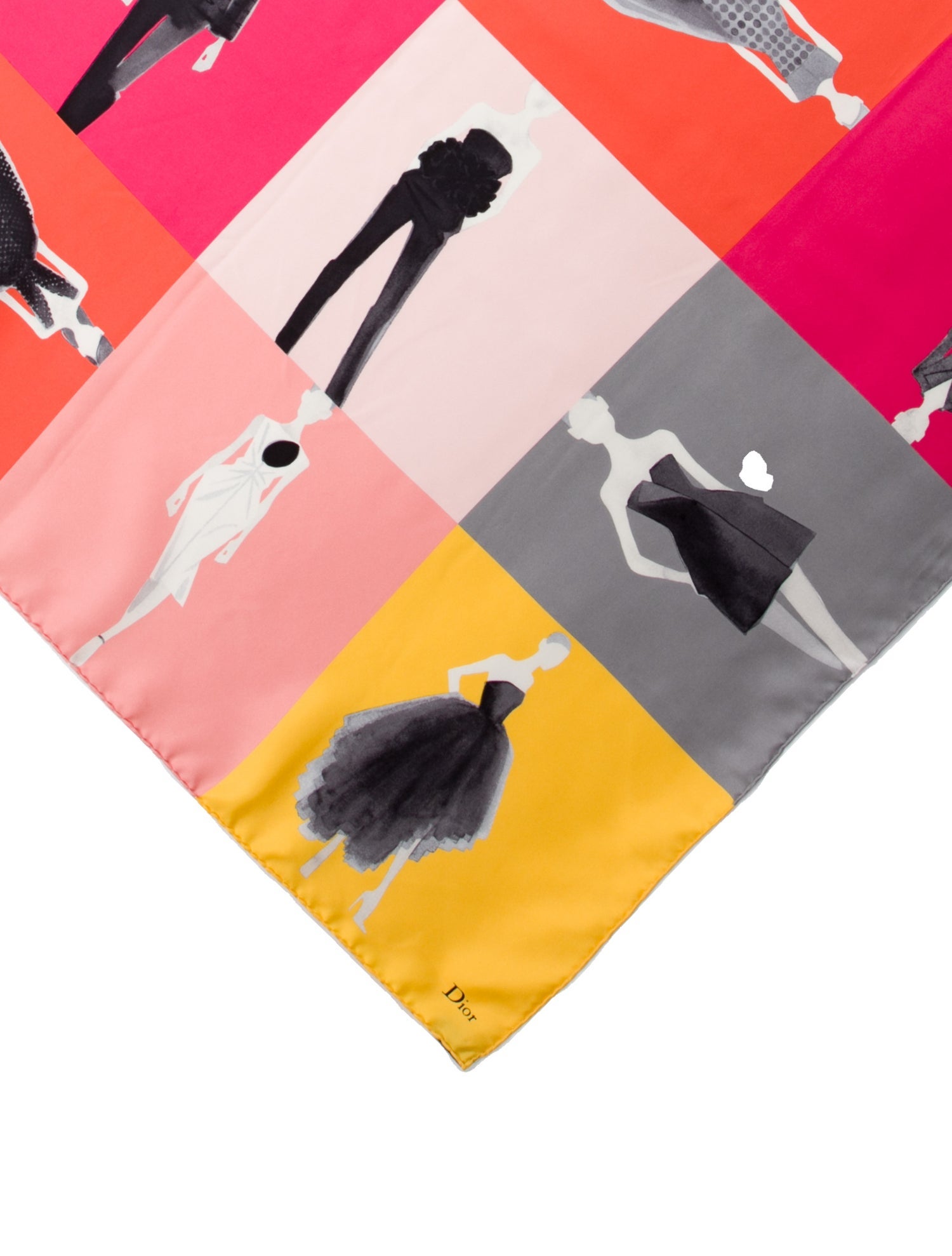 Christian Dior Mats Gustafson Silk Scarf