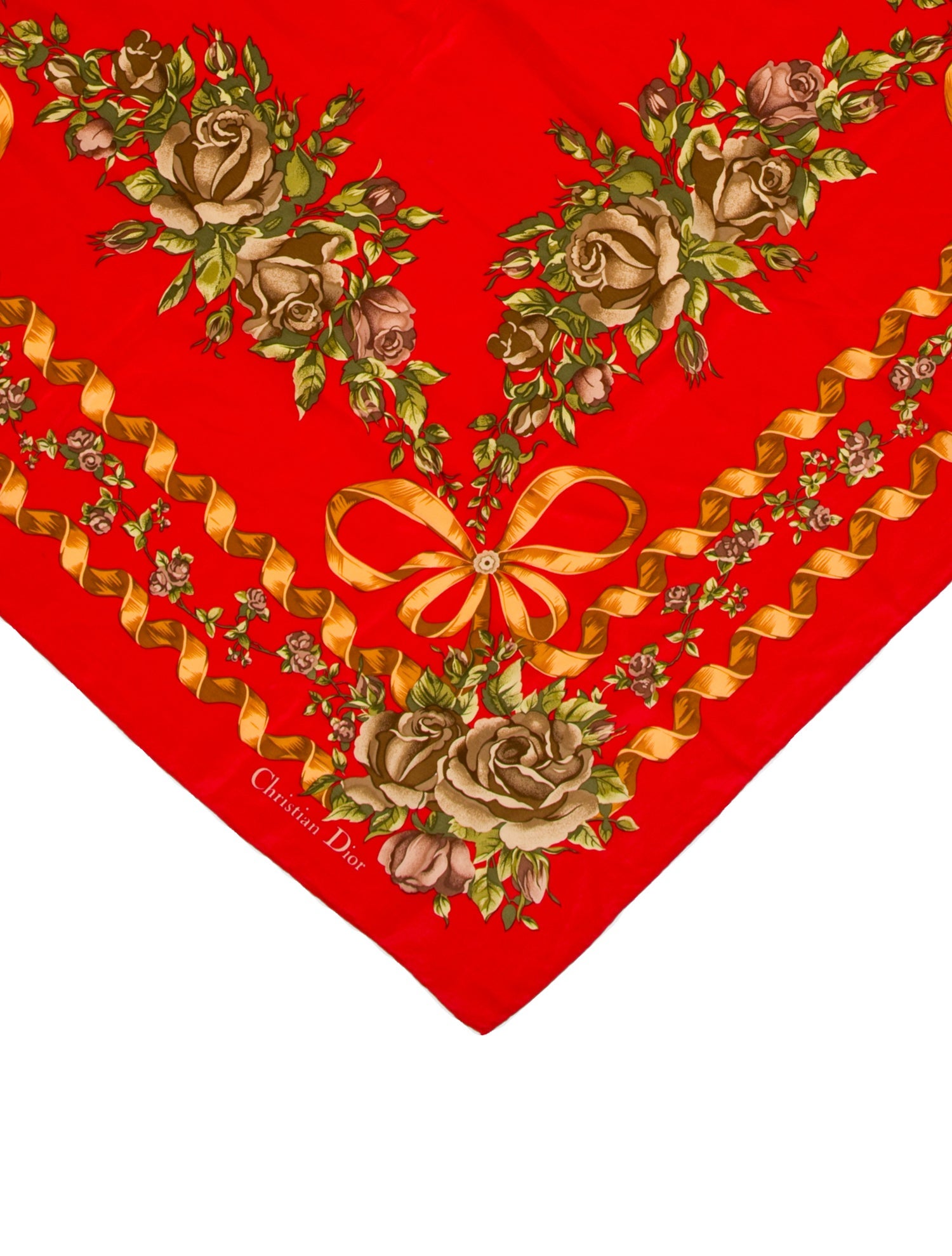 Christian Dior Silk Printed Scarf