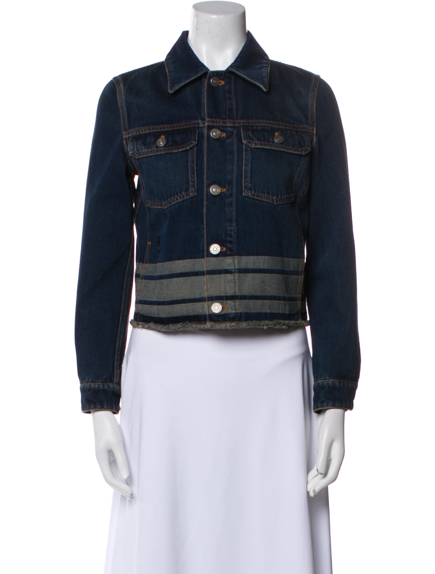 Christian Dior Striped Denim Jacket