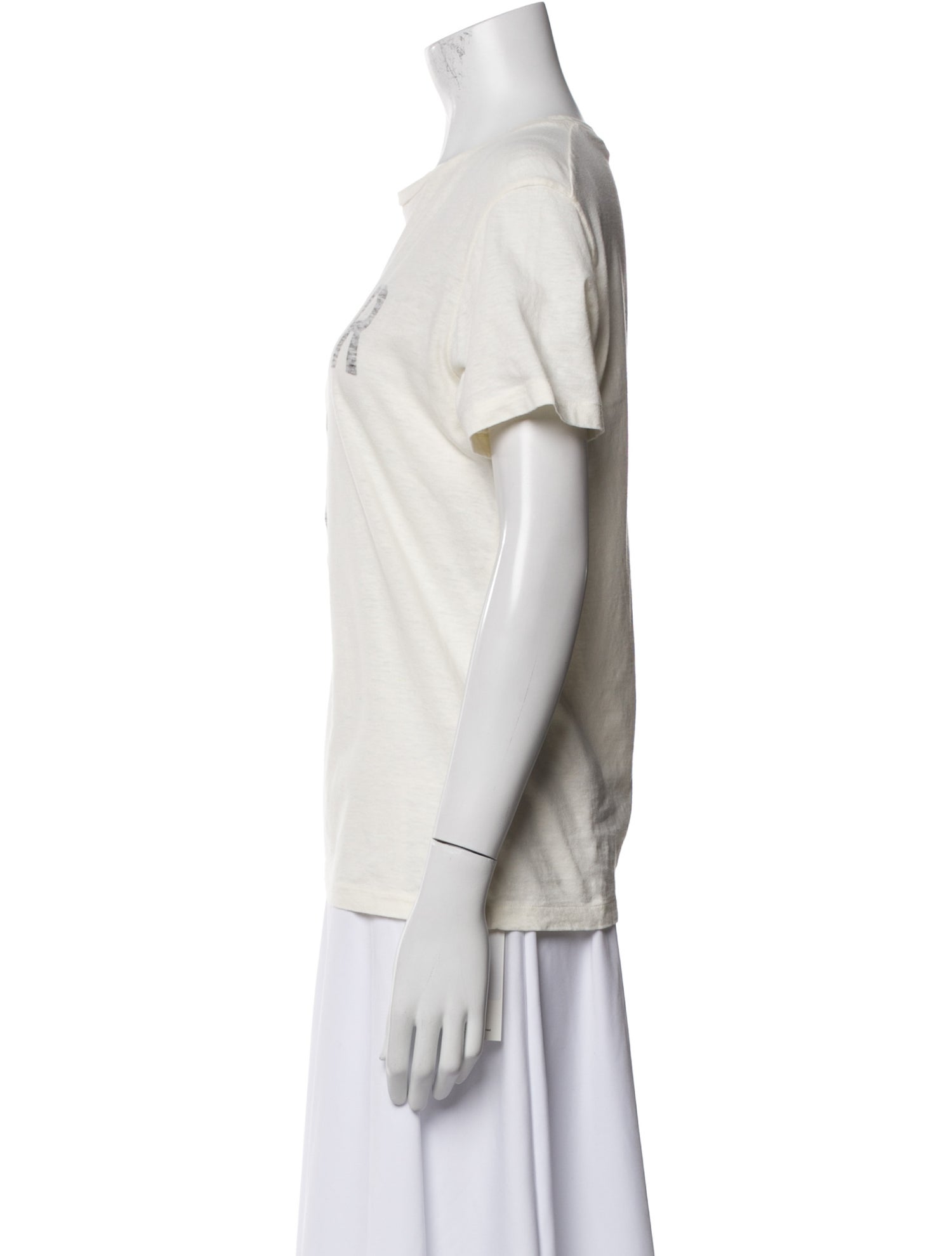 Christian Dior Graphic Print Crew Neck T-Shirt