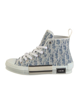 DIOR MEN Denim Oblique Sneakers