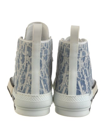 DIOR MEN Denim Oblique Sneakers
