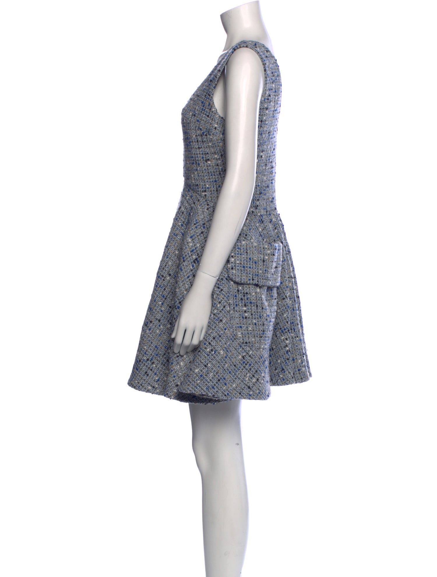 Christian Dior Virgin Wool Mini Dress