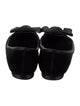 Christian Dior Velvet Bow Accents Ballet Flats
