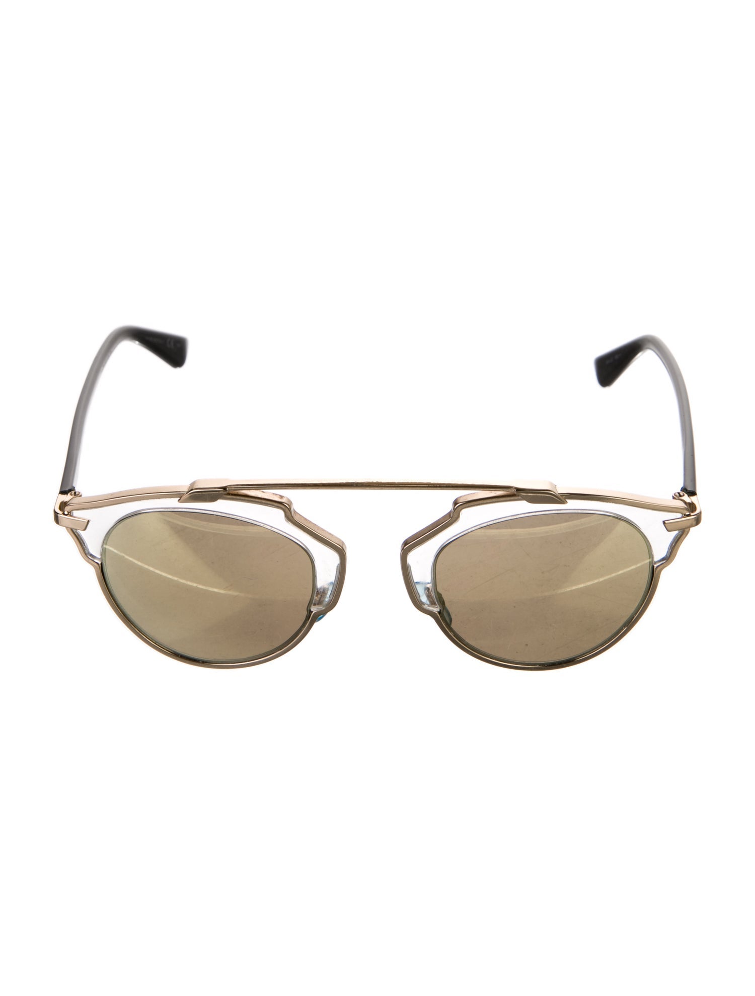 Christian Dior Aviator Tinted Sunglasses
