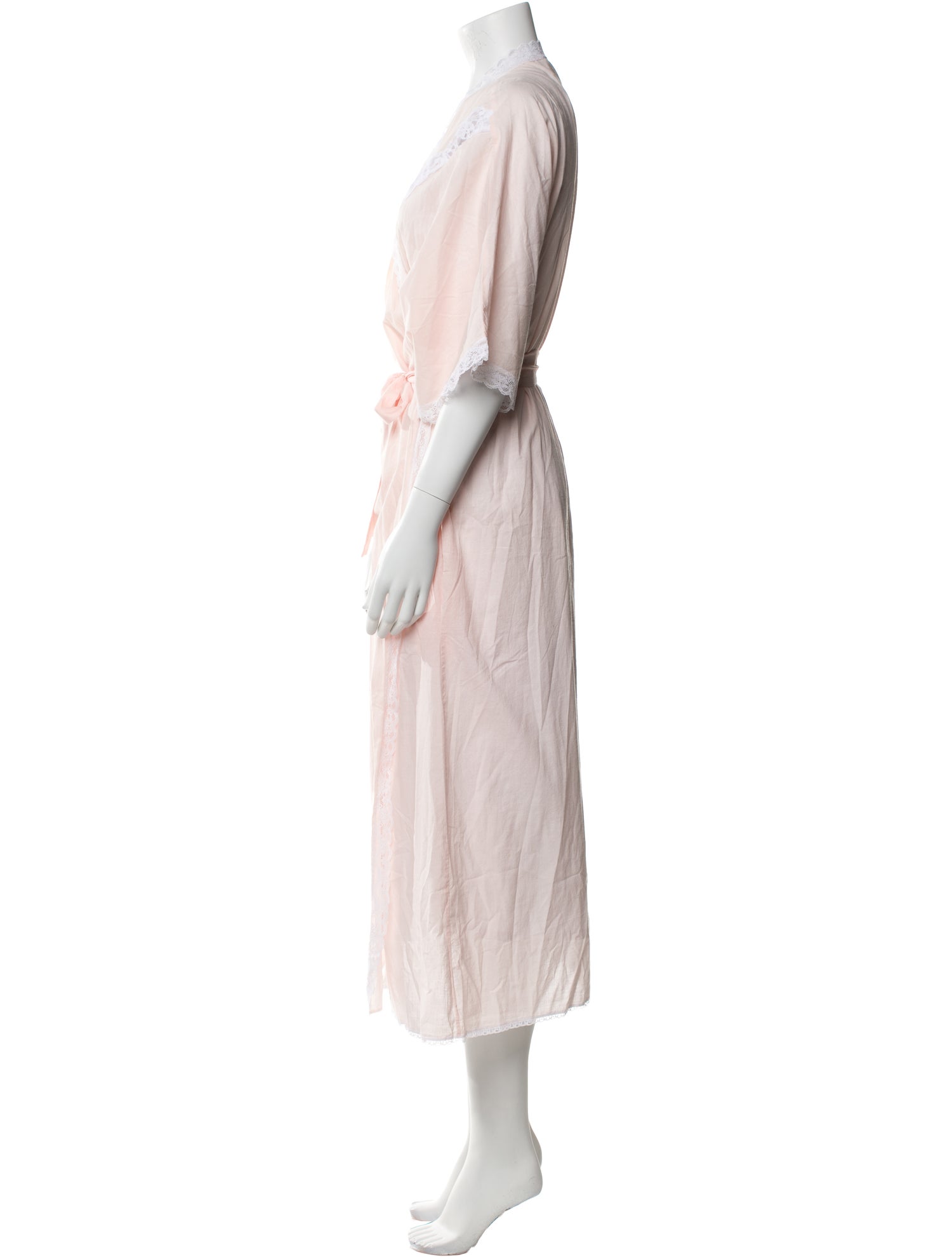 Christian Dior Vintage Embroidered Accent Robe