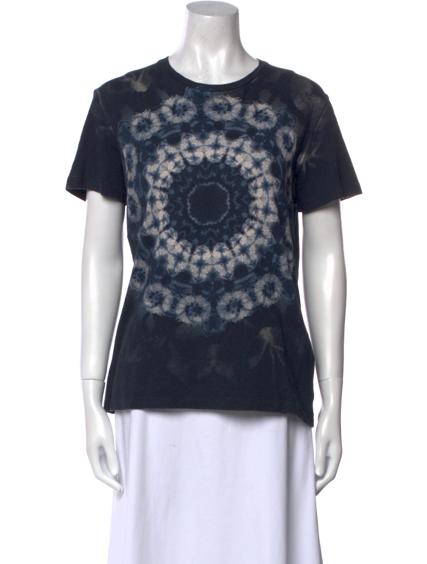 Christian Dior Tie-Dye Print Crew Neck T-Shirt