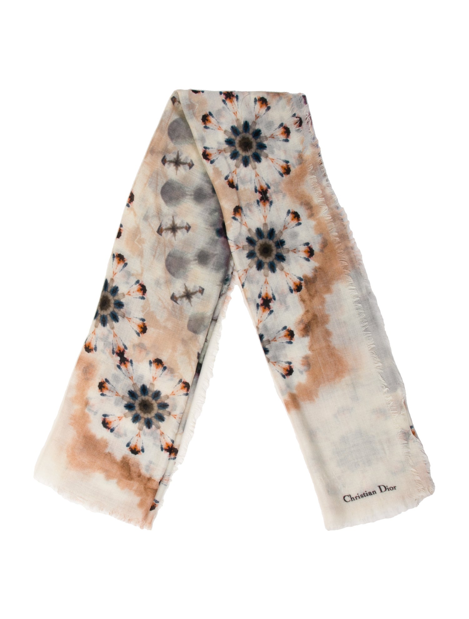 Christian Dior Silk Printed Bandana