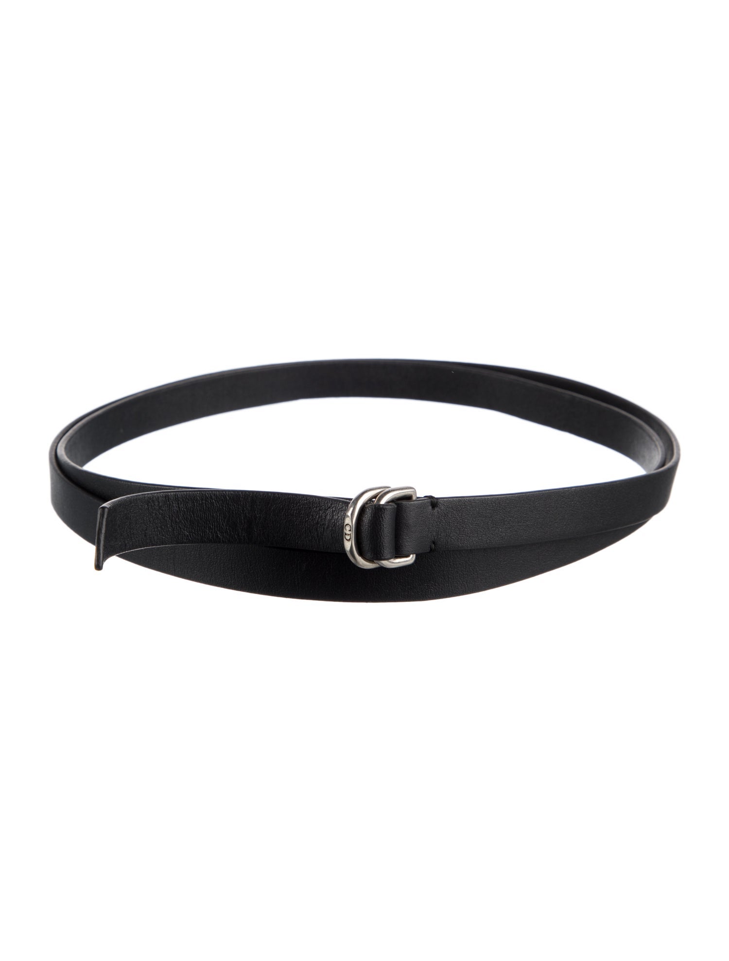 Christian Dior Skinny Leather Belt