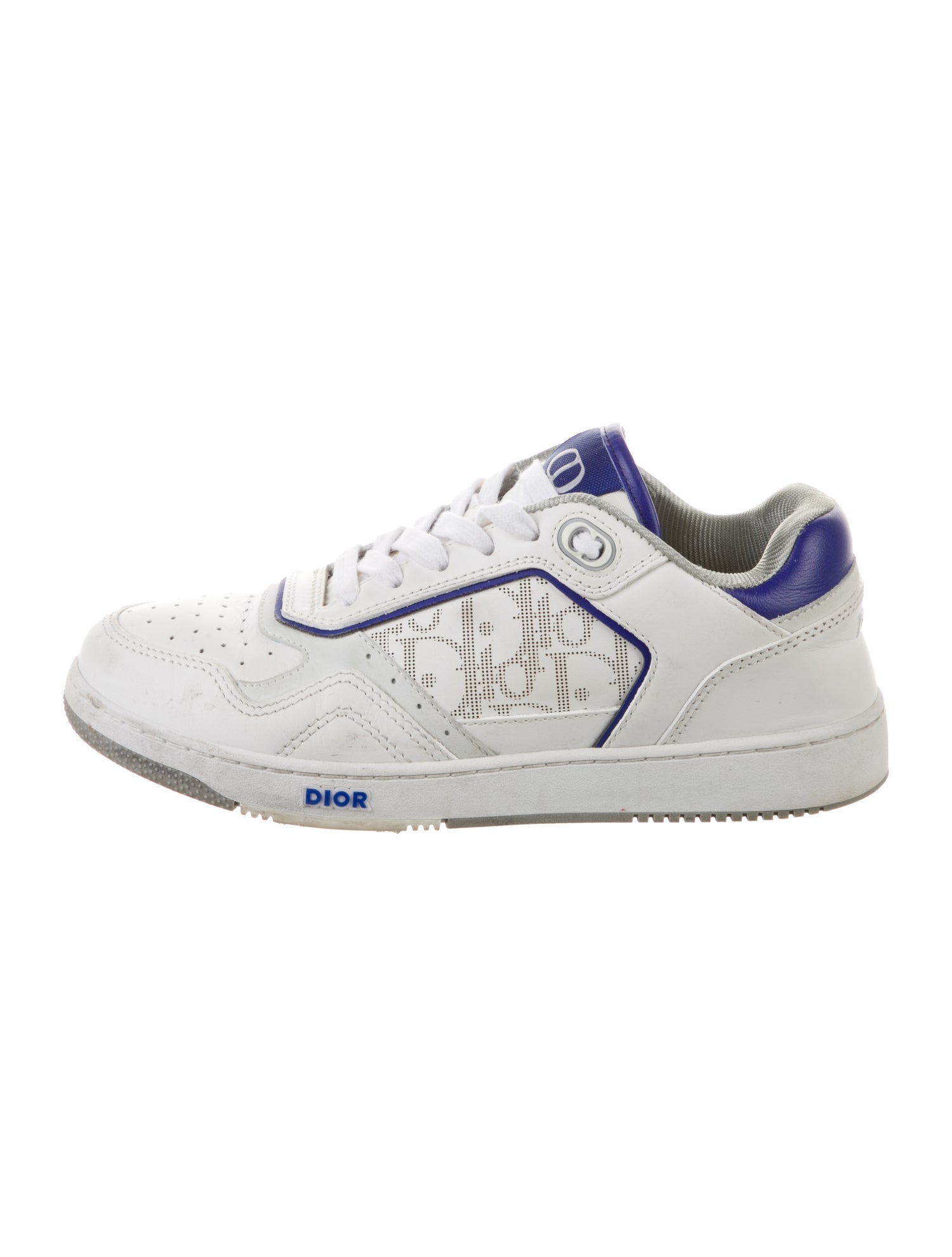 DIOR MEN B27 'Oblique Galaxy - White Purple' Sneakers
